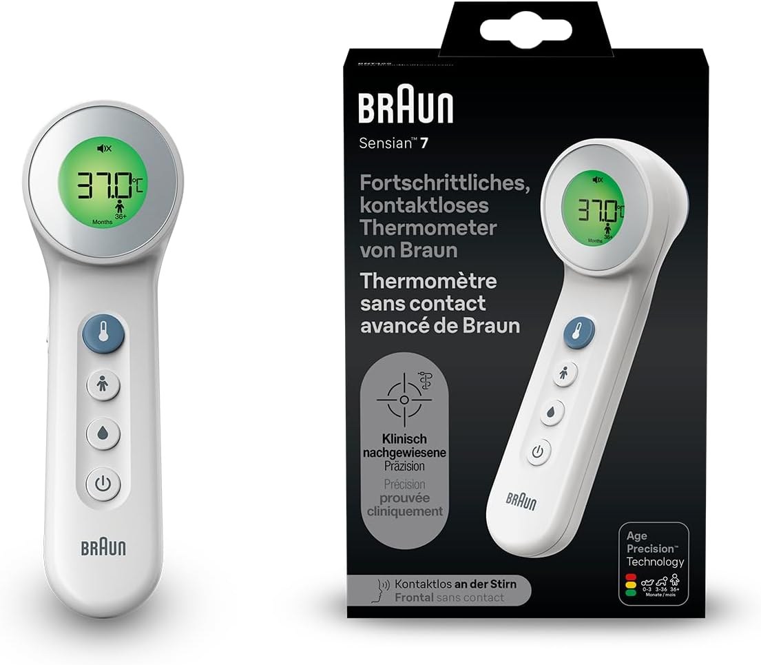 Braun No touch + touch thermometer with Age Precision, BNT400