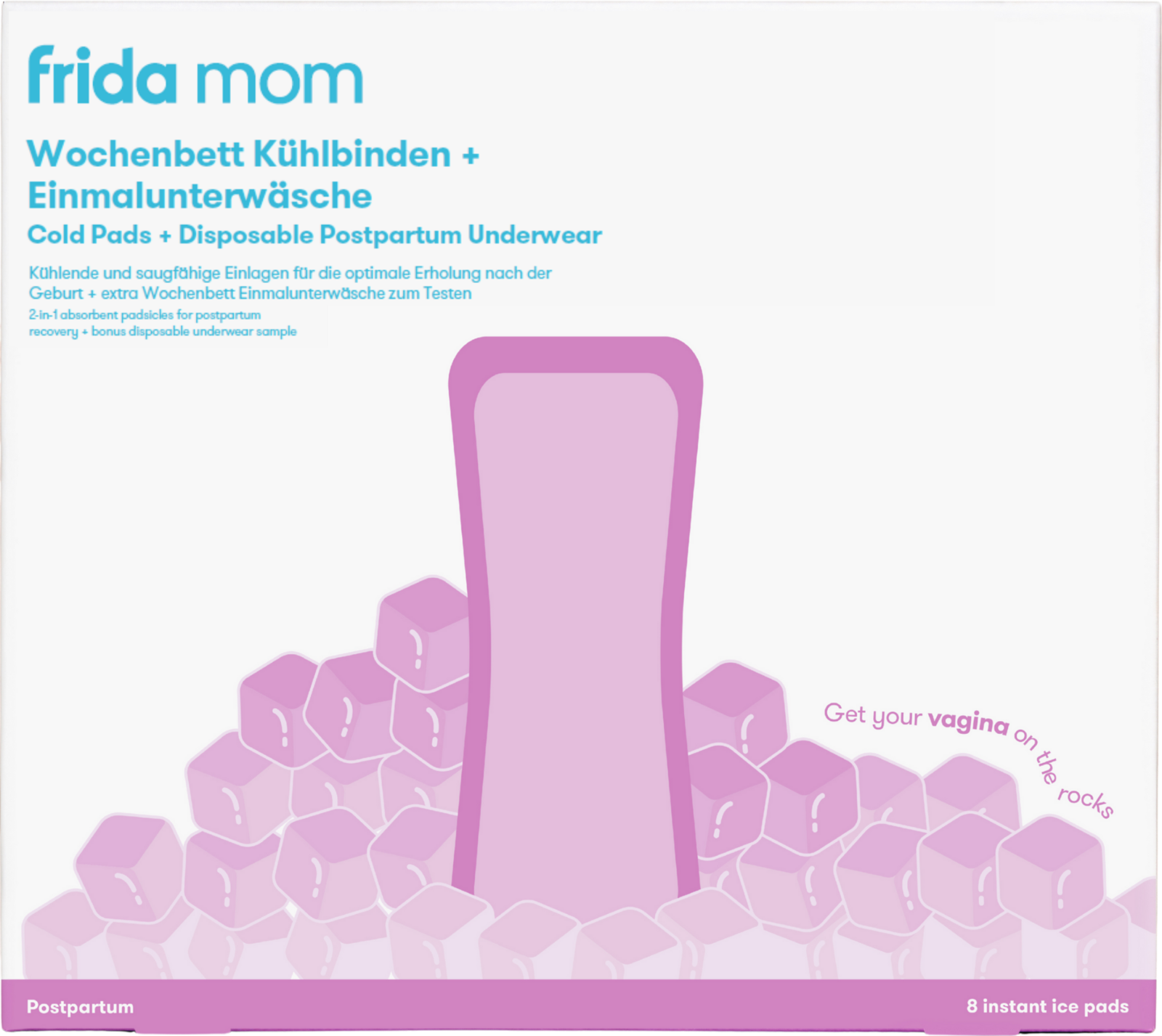 Frida Mom Cooling Pads + Disposable Underwear (8)