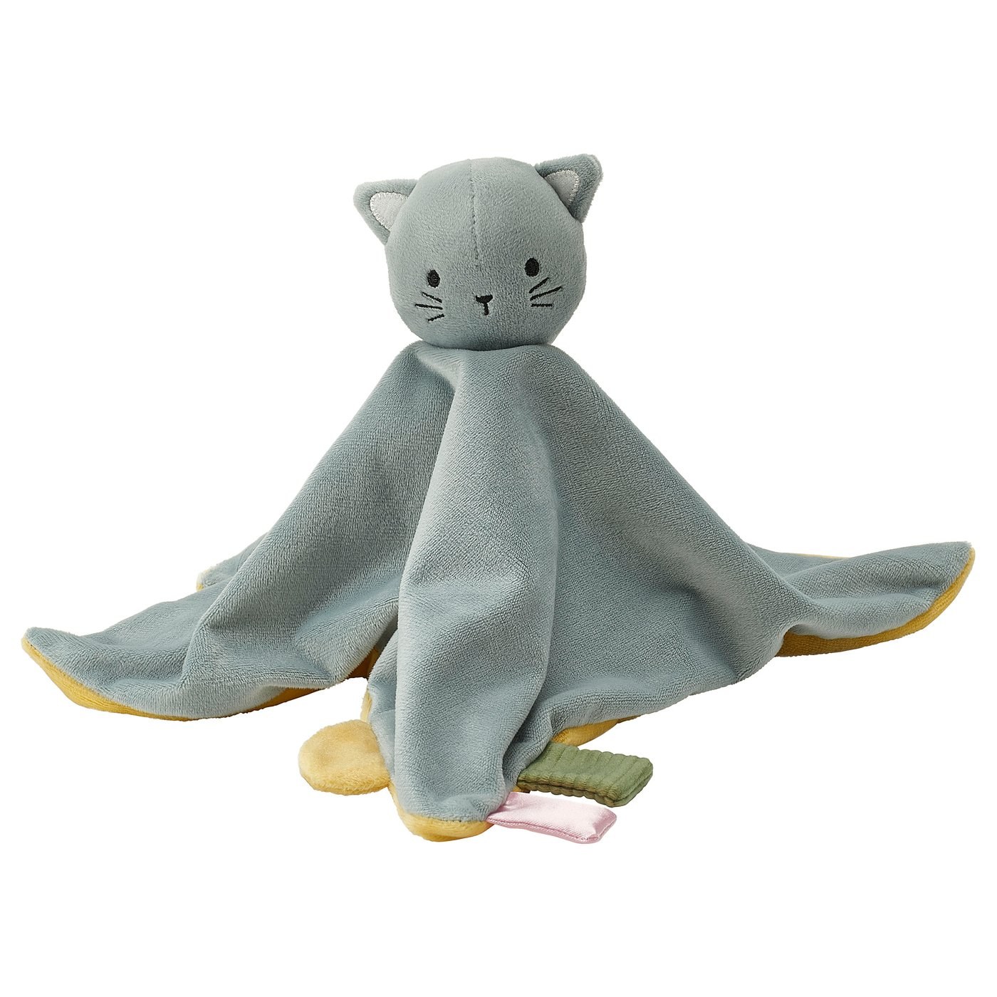 IKEA GULDVÄVARE comforter with cat