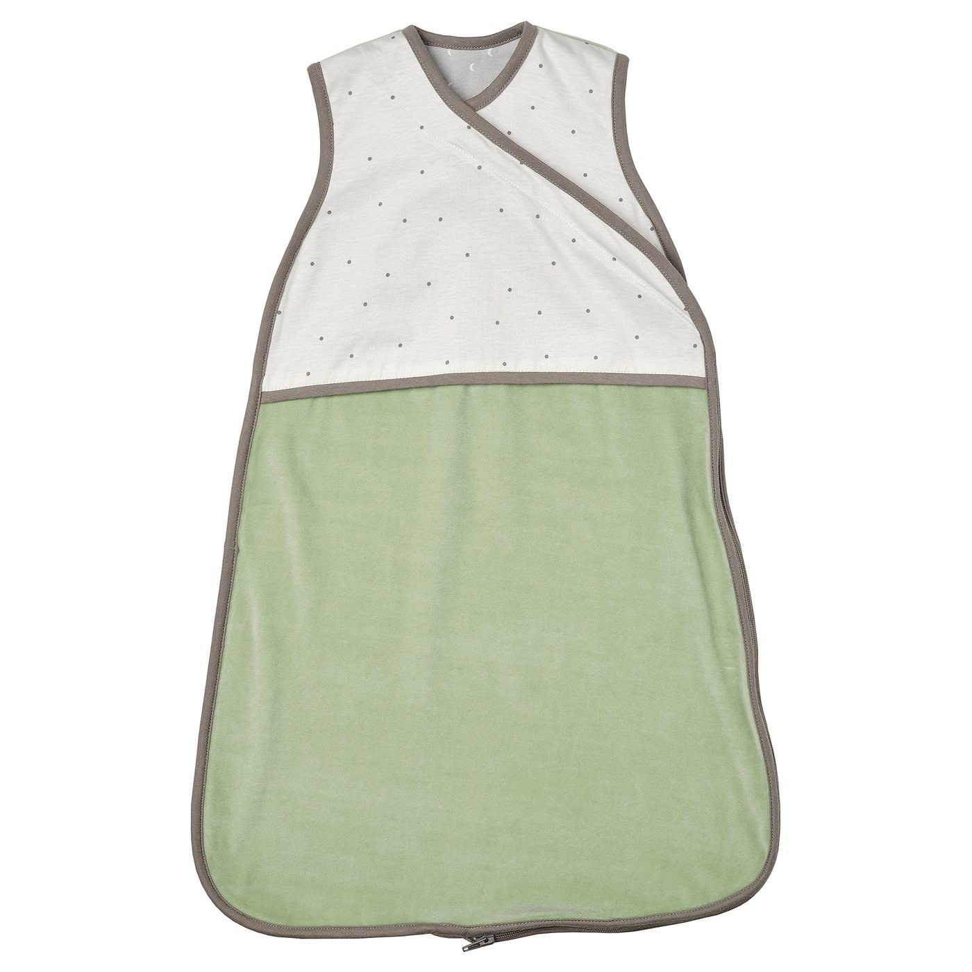 IKEA LEN Schlafsack, grün, 0–6 Monate (1 TOG)