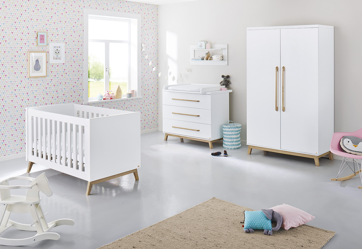 Pinolino Riva, three-piece nursery set, wide