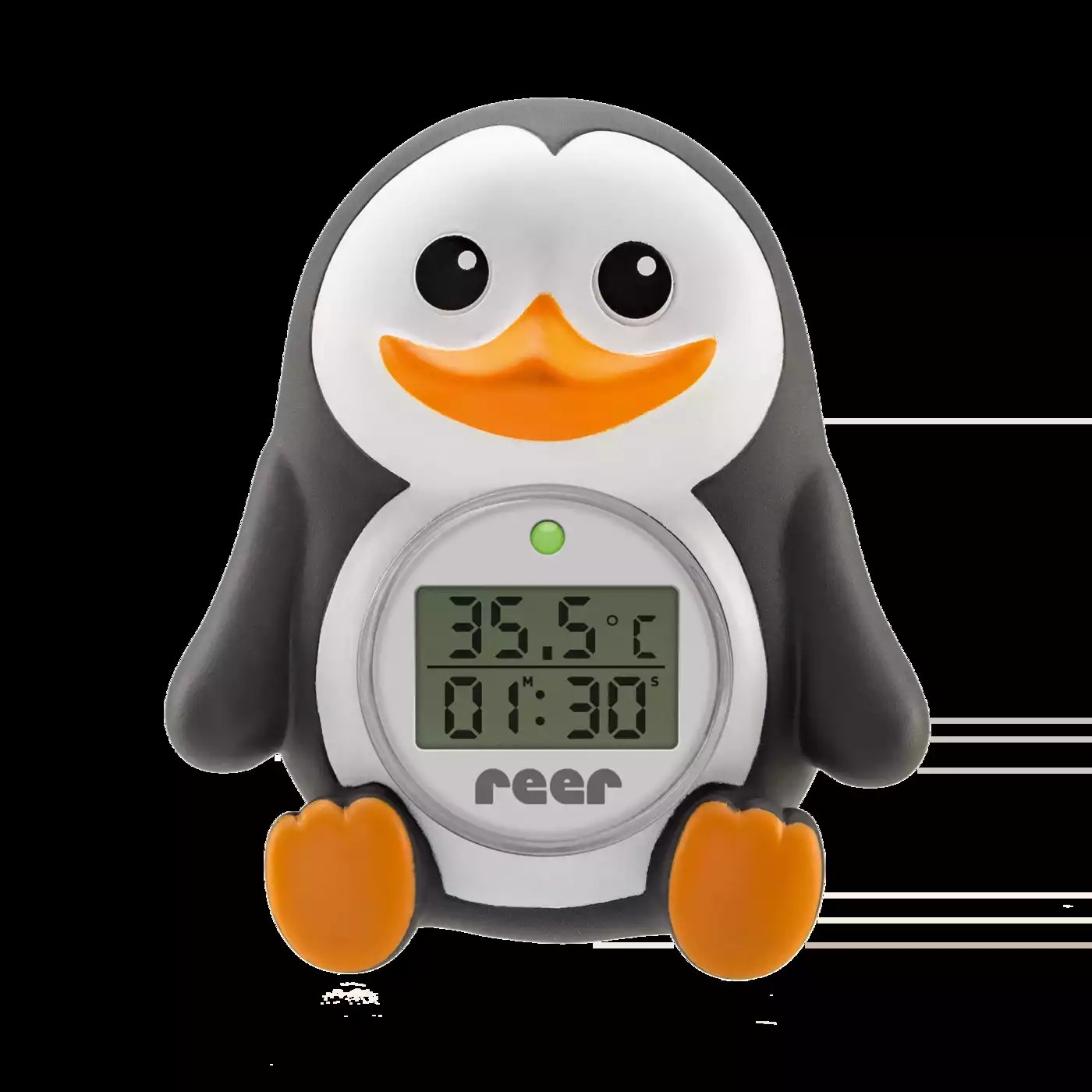 reer MyHappyPingu 2-in-1 digital bath thermometer