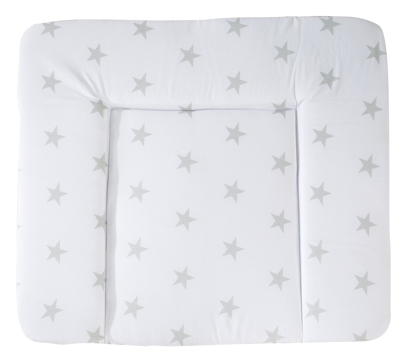 roba Wickelauflage 'Little Stars' 85 × 75 cm, PU-coated, white / light grey