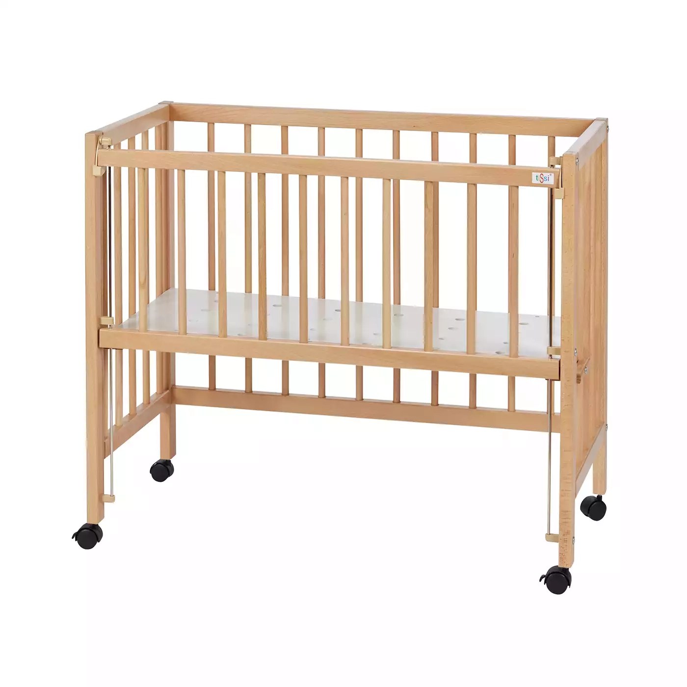 tiSsi Beistellbett Sophie, natur + tiSsi 40 × 90 mattress