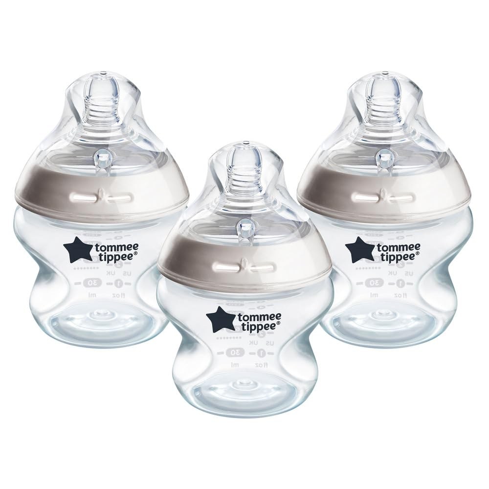 Tommee Tippee Natural Start Anti-Colic bottles 150 ml, 3-pack, extra-slow-flow teat